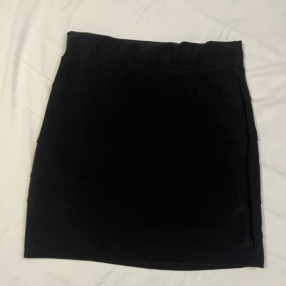 Streetwear Society Black Mini Skirt